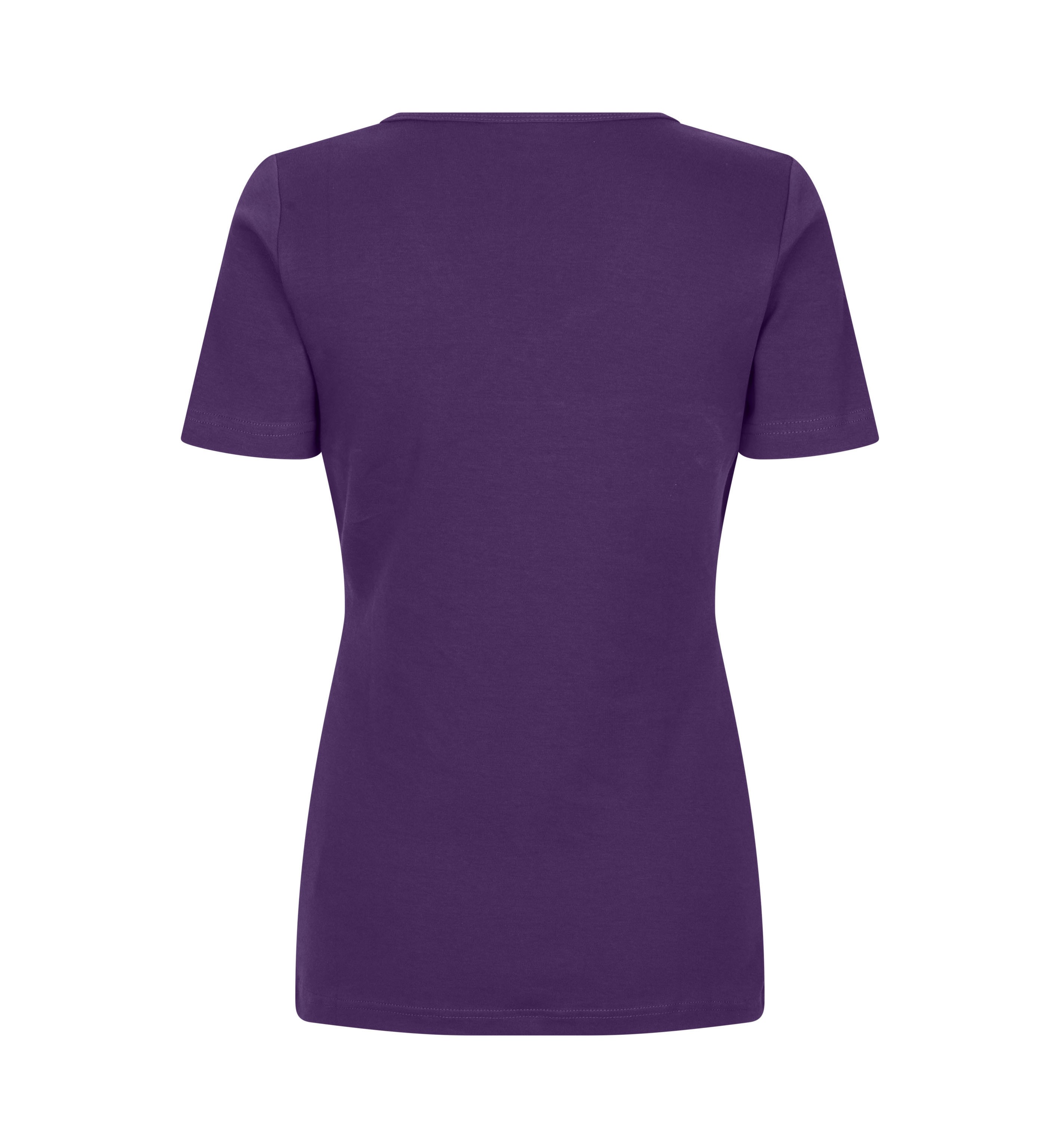 T-shirt Interlock | v-neck | damski