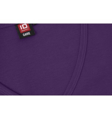 T-shirt Interlock | v-neck | damski