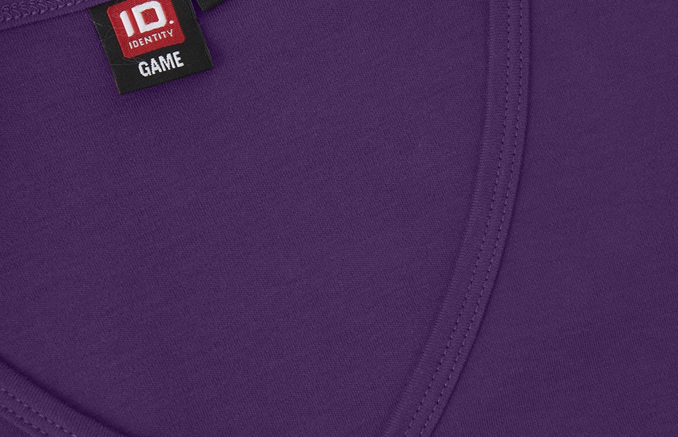 T-shirt Interlock | v-neck | damski