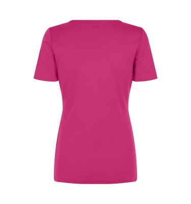 T-shirt Interlock | v-neck | damski