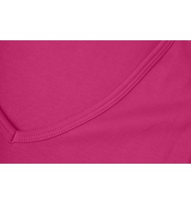 T-shirt Interlock | v-neck | damski