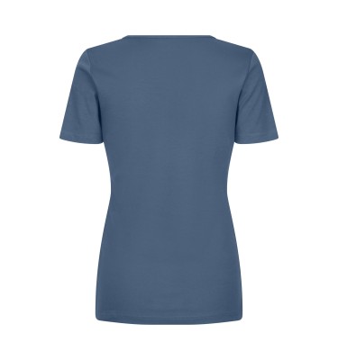 T-shirt Interlock | v-neck | damski