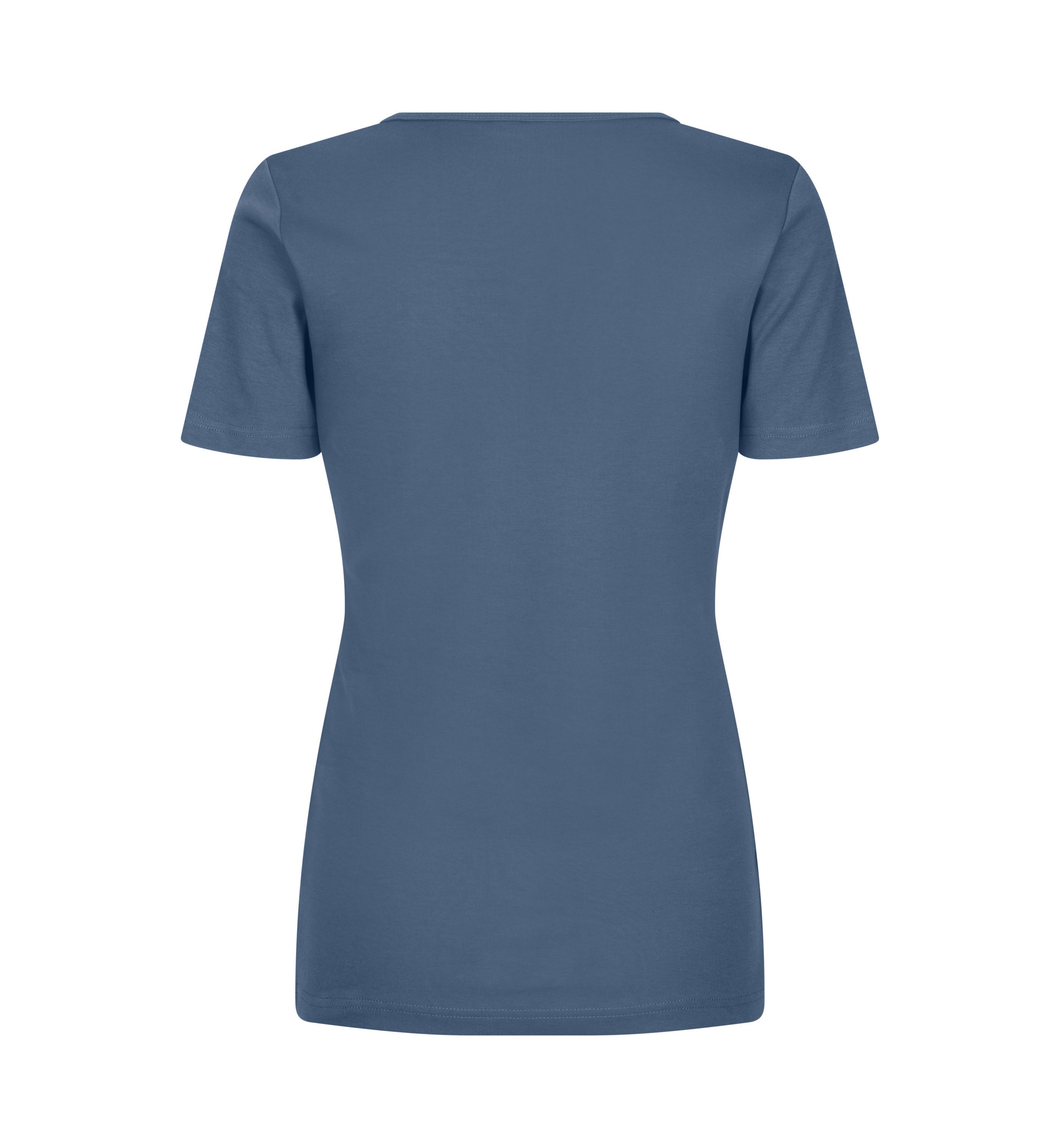 T-shirt Interlock | v-neck | damski