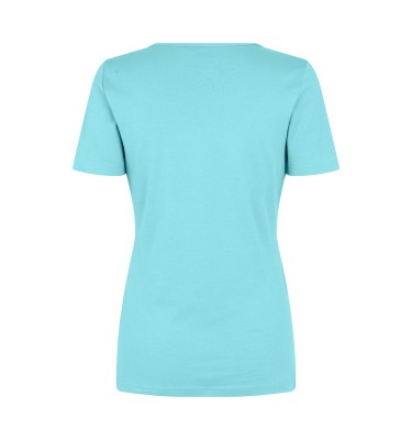 T-shirt Interlock | v-neck | damski