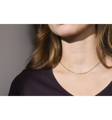 T-shirt Interlock | v-neck | damski