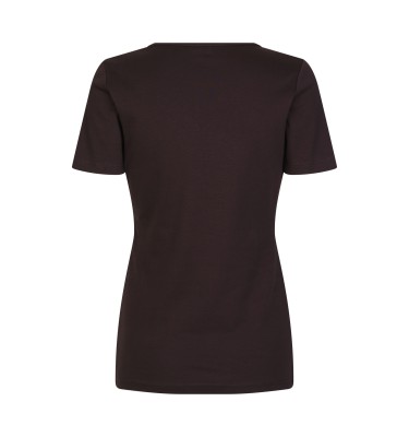 T-shirt Interlock | v-neck | damski