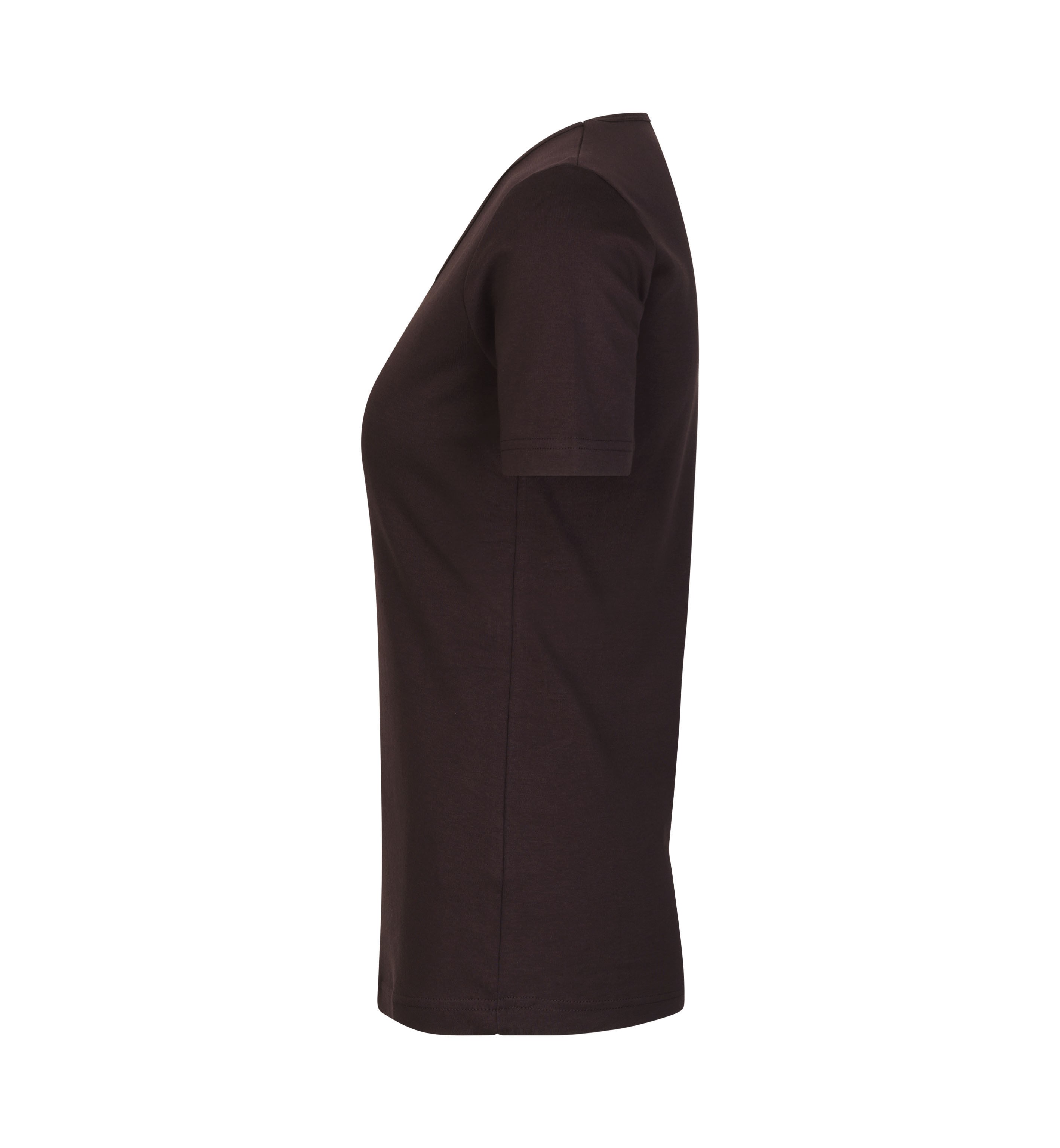 T-shirt Interlock | v-neck | damski