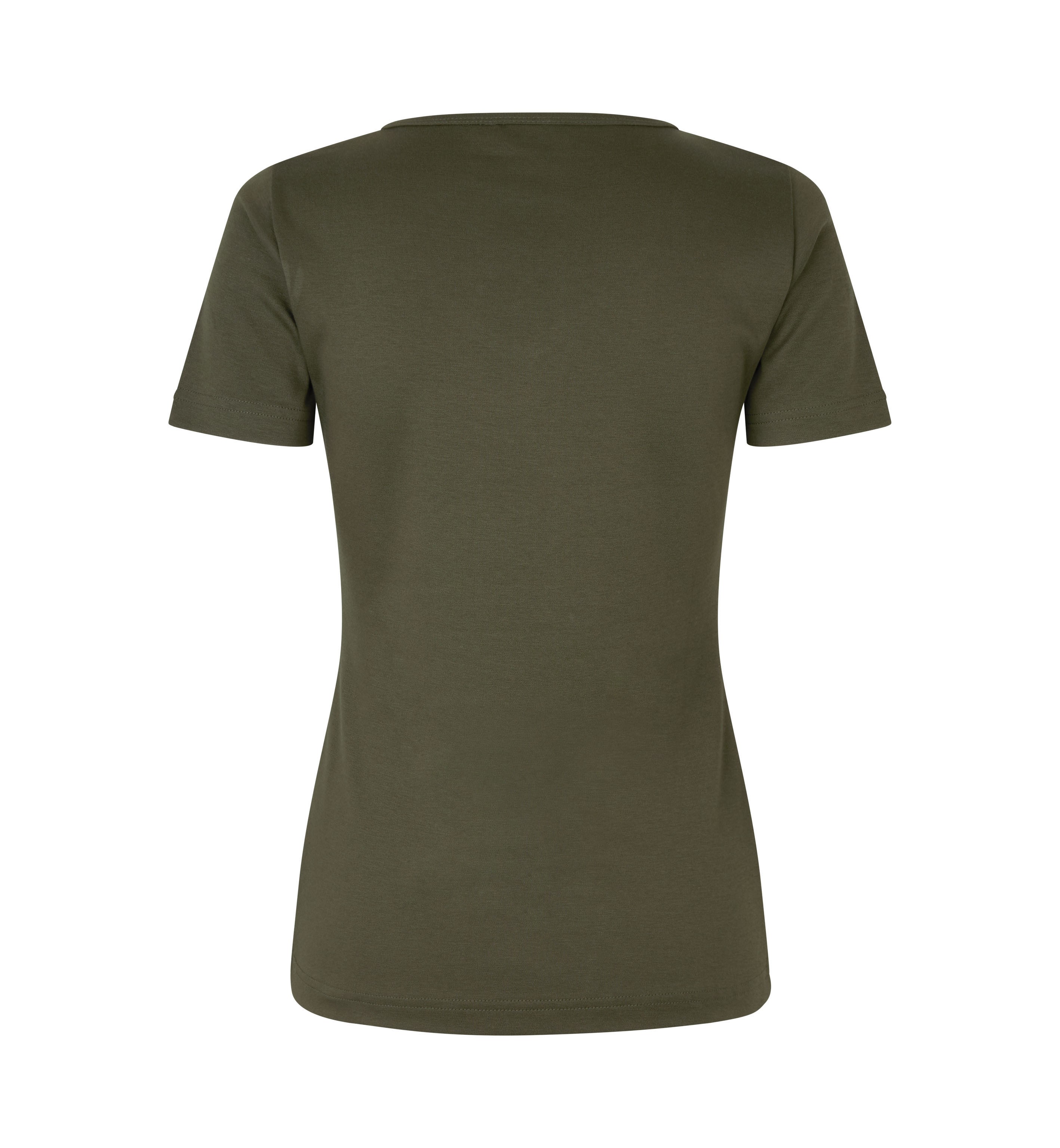 T-shirt Interlock | v-neck | damski