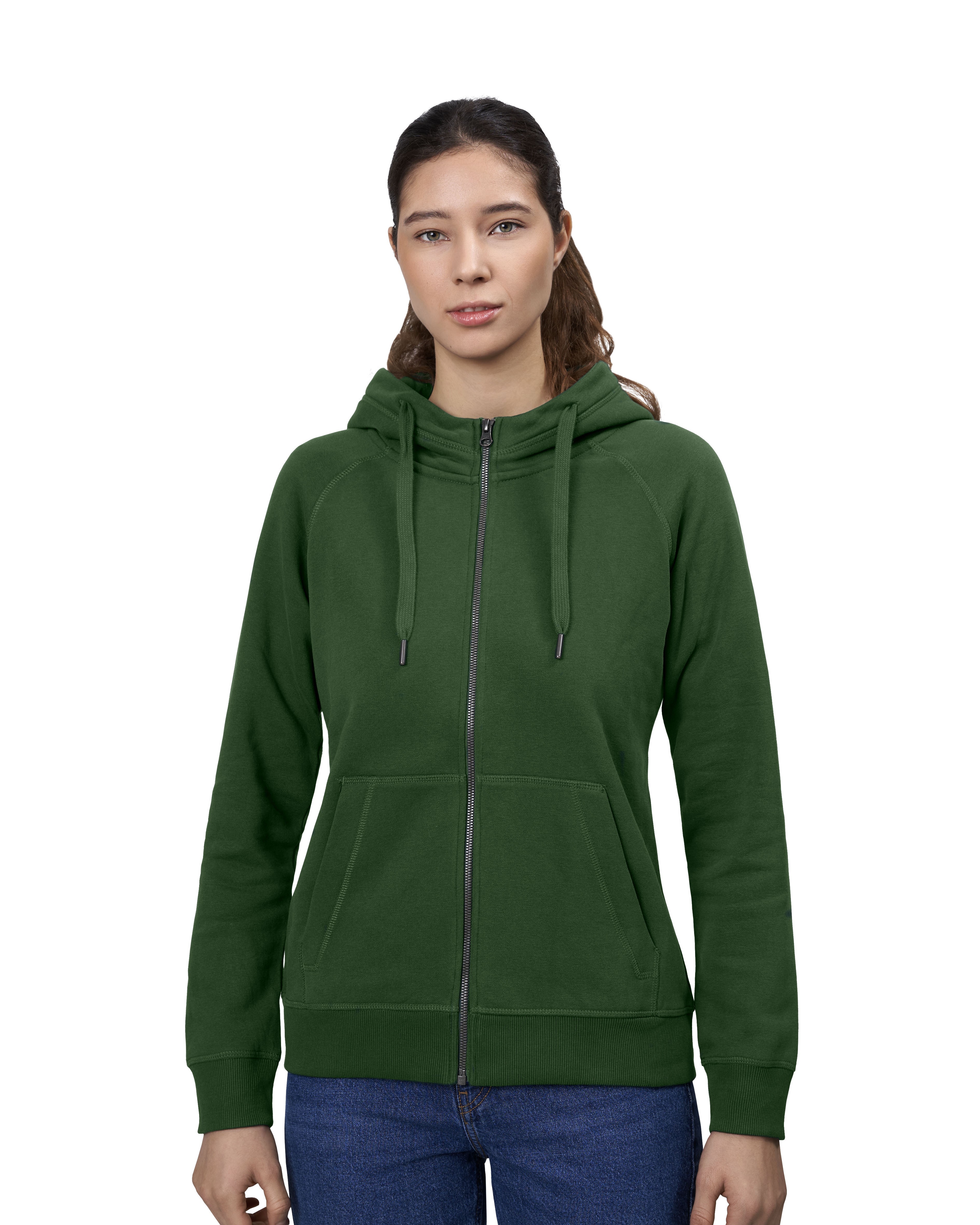 Bluza z kapturem CORE zip | damska