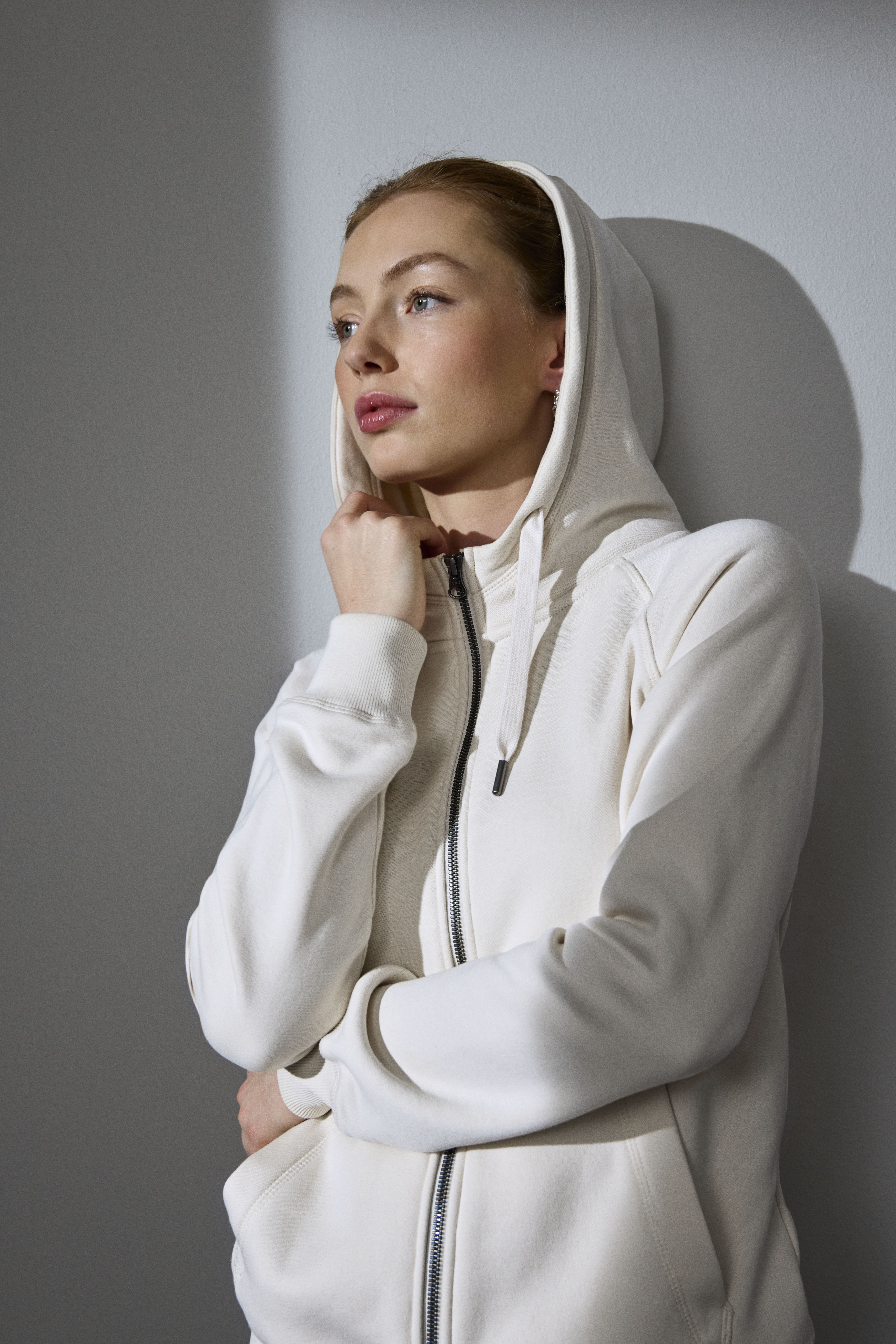Bluza z kapturem CORE zip | damska