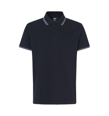 Kontrastowa koszulka polo | stretch