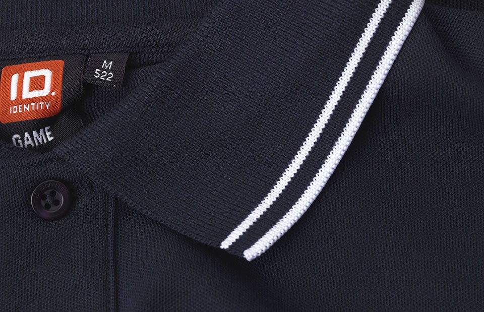 Kontrastowa koszulka polo | stretch