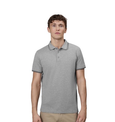 Kontrastowa koszulka polo | stretch