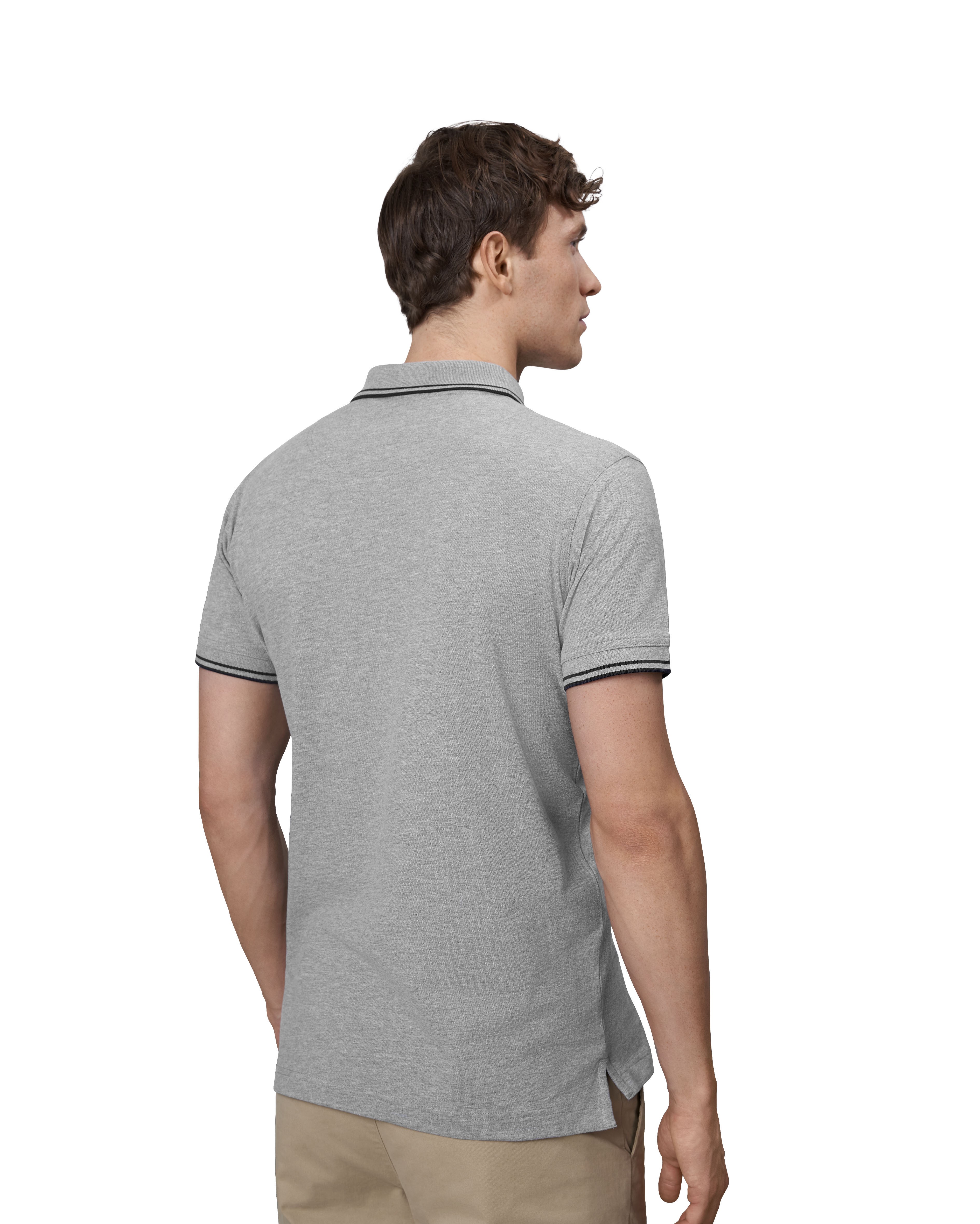 Kontrastowa koszulka polo | stretch