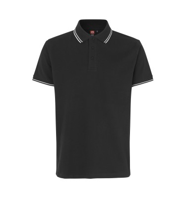 Kontrastowa koszulka polo | stretch