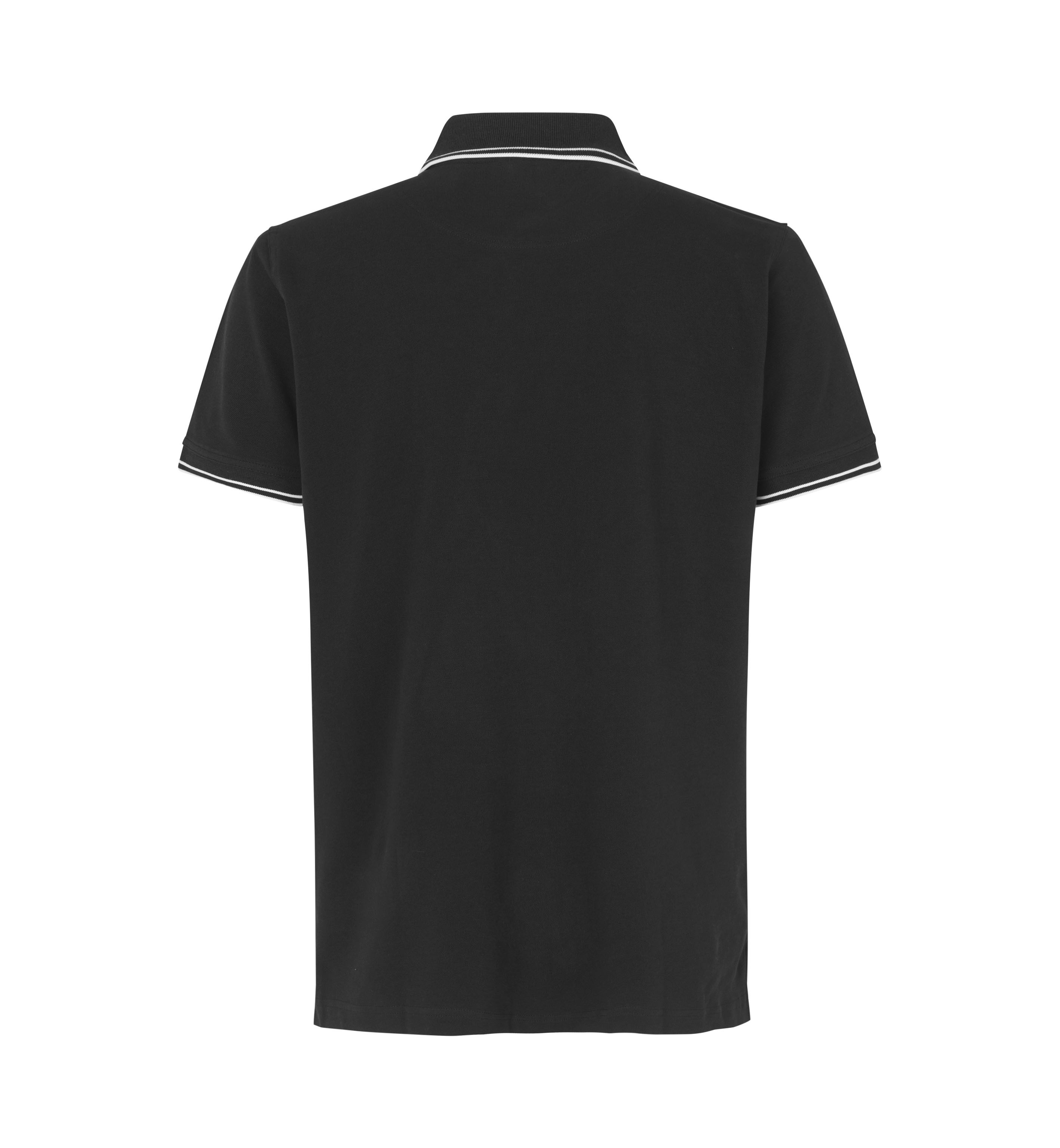Kontrastowa koszulka polo | stretch