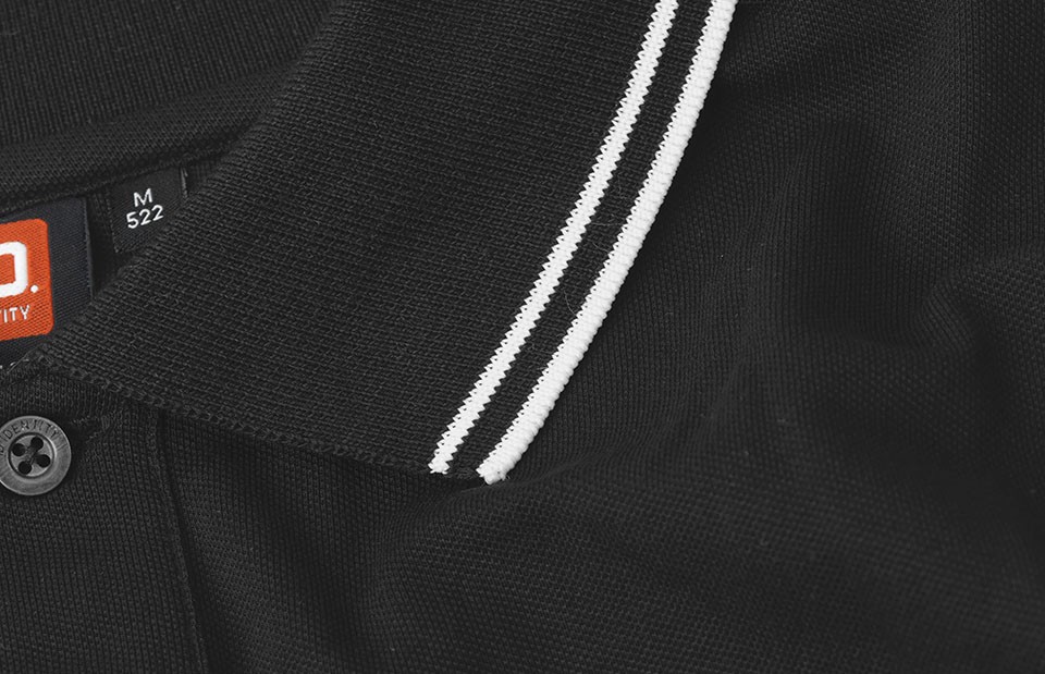 Kontrastowa koszulka polo | stretch