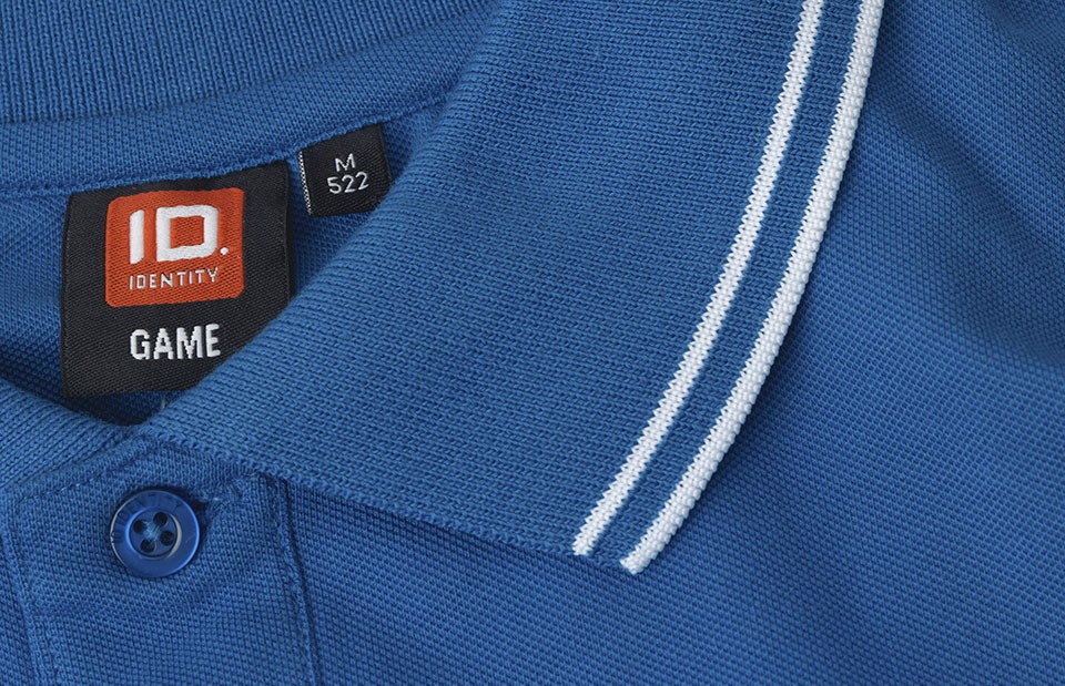 Kontrastowa koszulka polo | stretch
