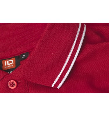 Kontrastowa koszulka polo | stretch