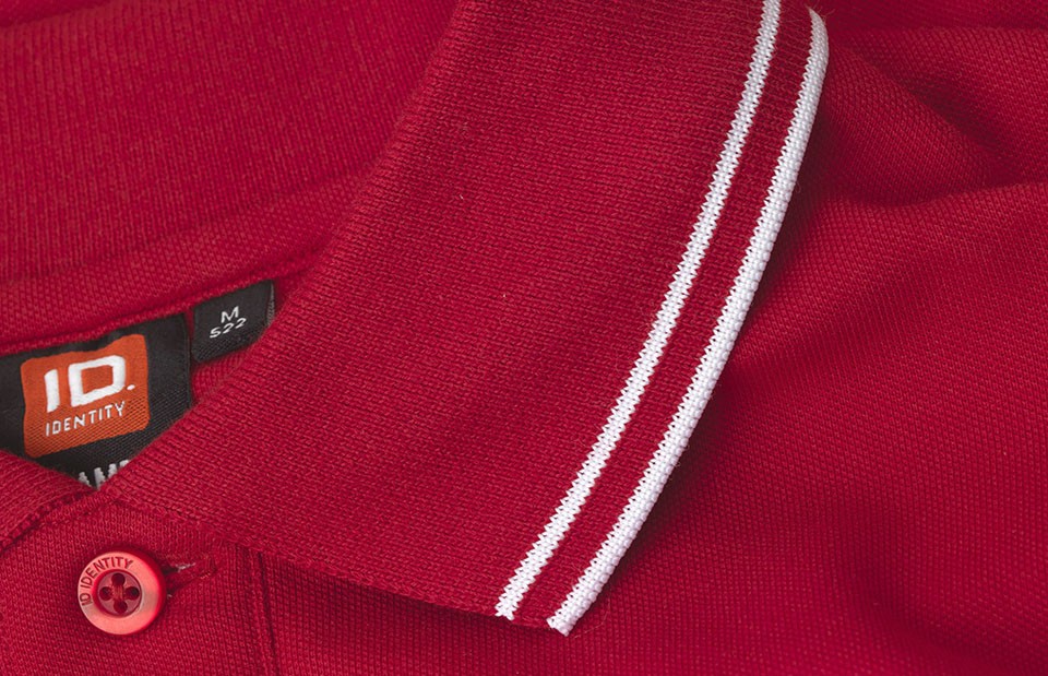 Kontrastowa koszulka polo | stretch