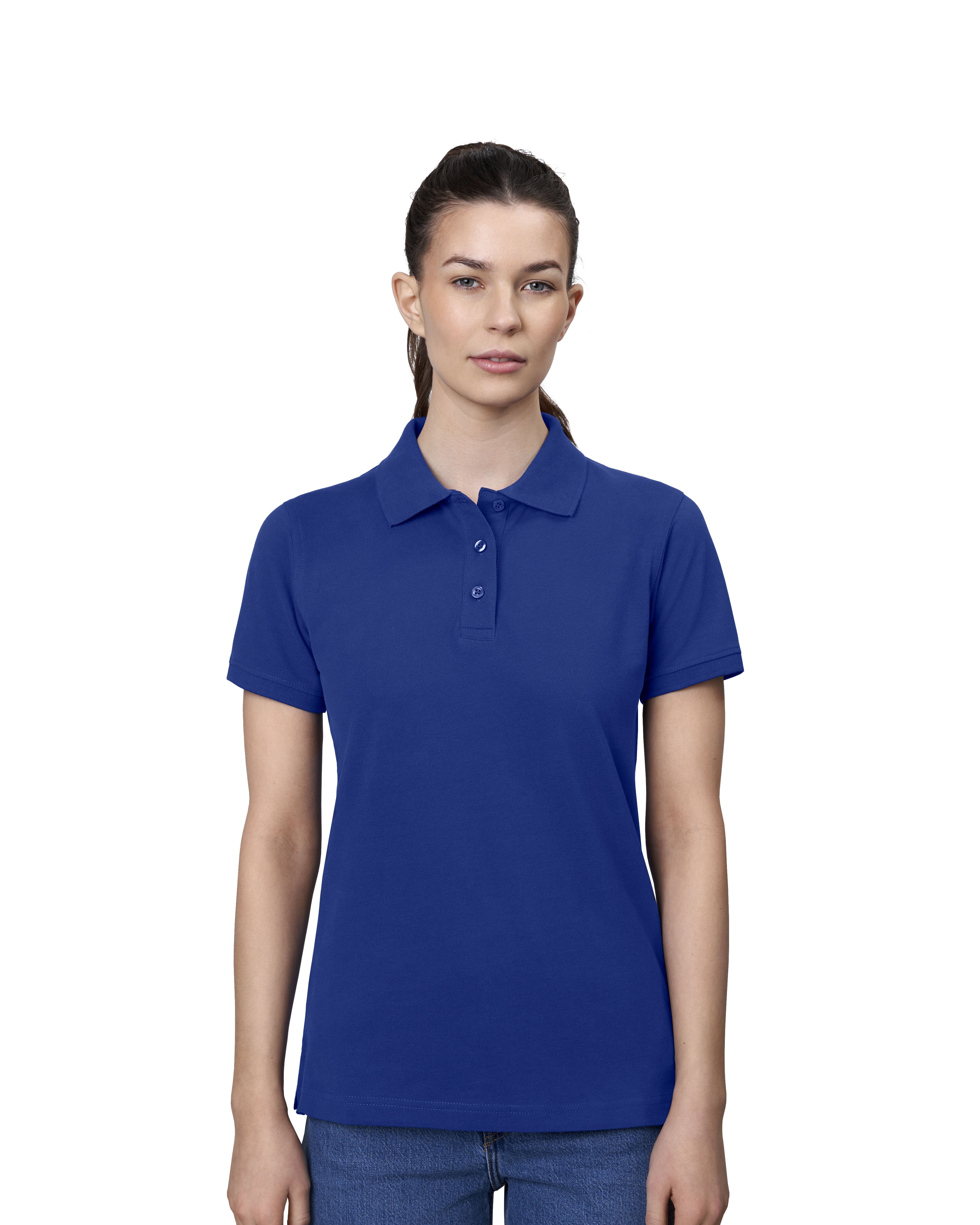 Koszulka polo | stretch | damska