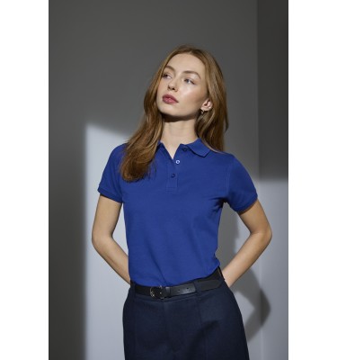 Koszulka polo | stretch | damska