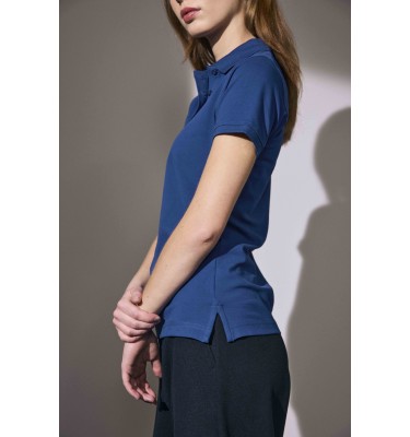 Koszulka polo | stretch | damska
