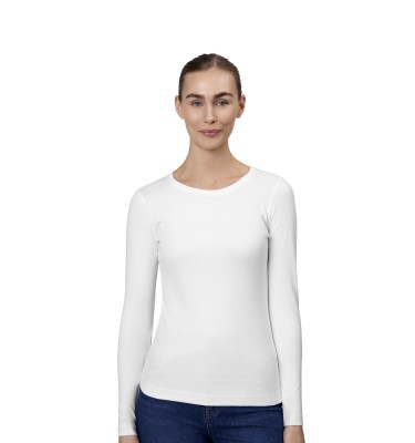 T-shirt Interlock | długi rękaw | damski