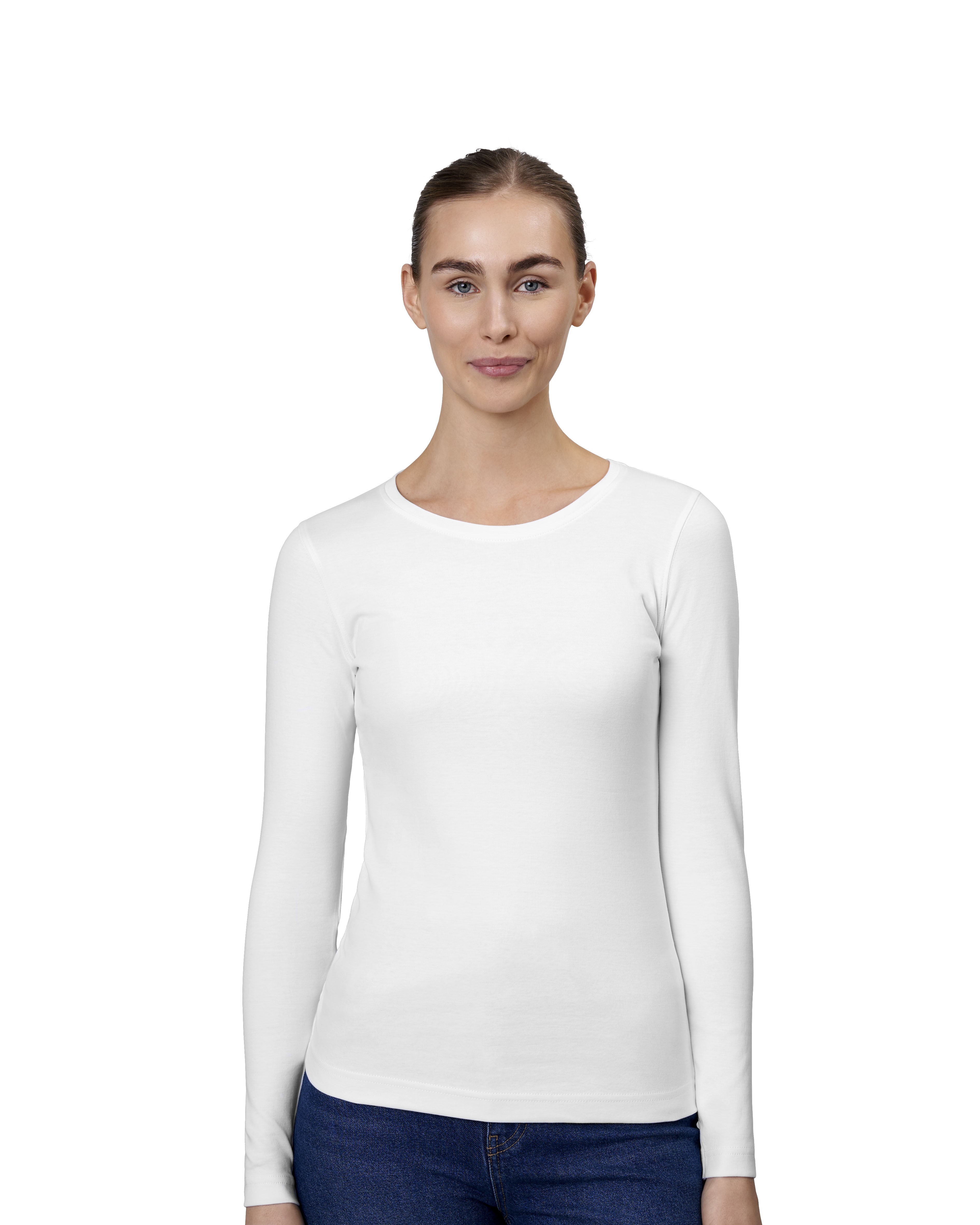 T-shirt Interlock | długi rękaw | damski