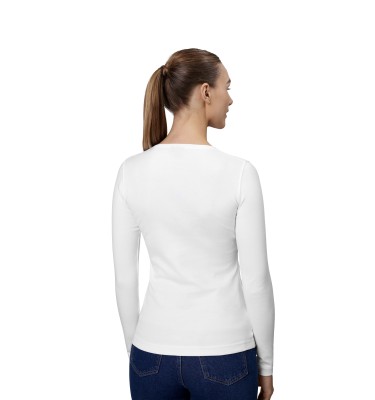 T-shirt Interlock | długi rękaw | damski