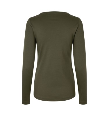T-shirt Interlock | długi rękaw | damski