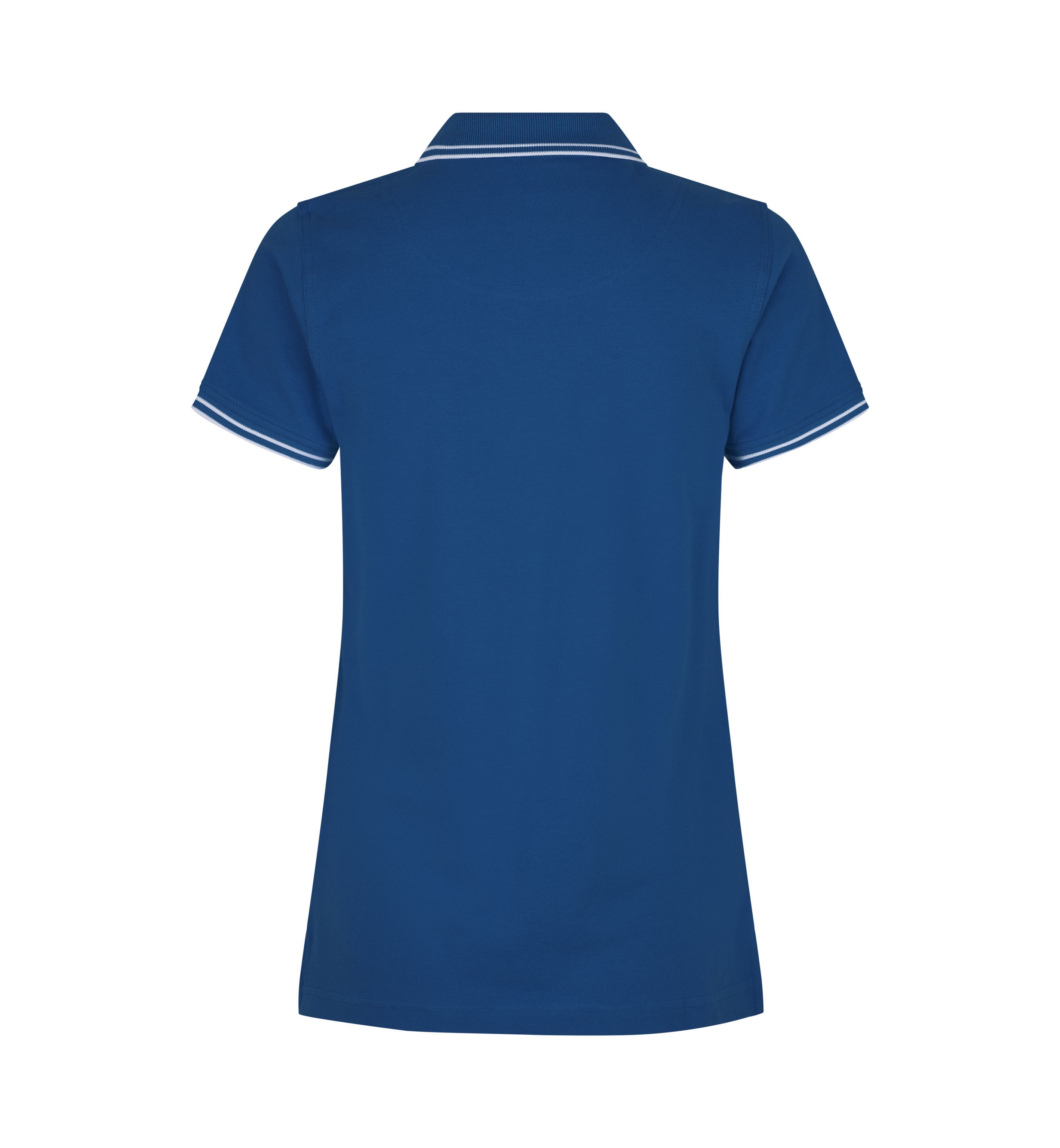 Kontrastowa koszulka polo | stretch | damska