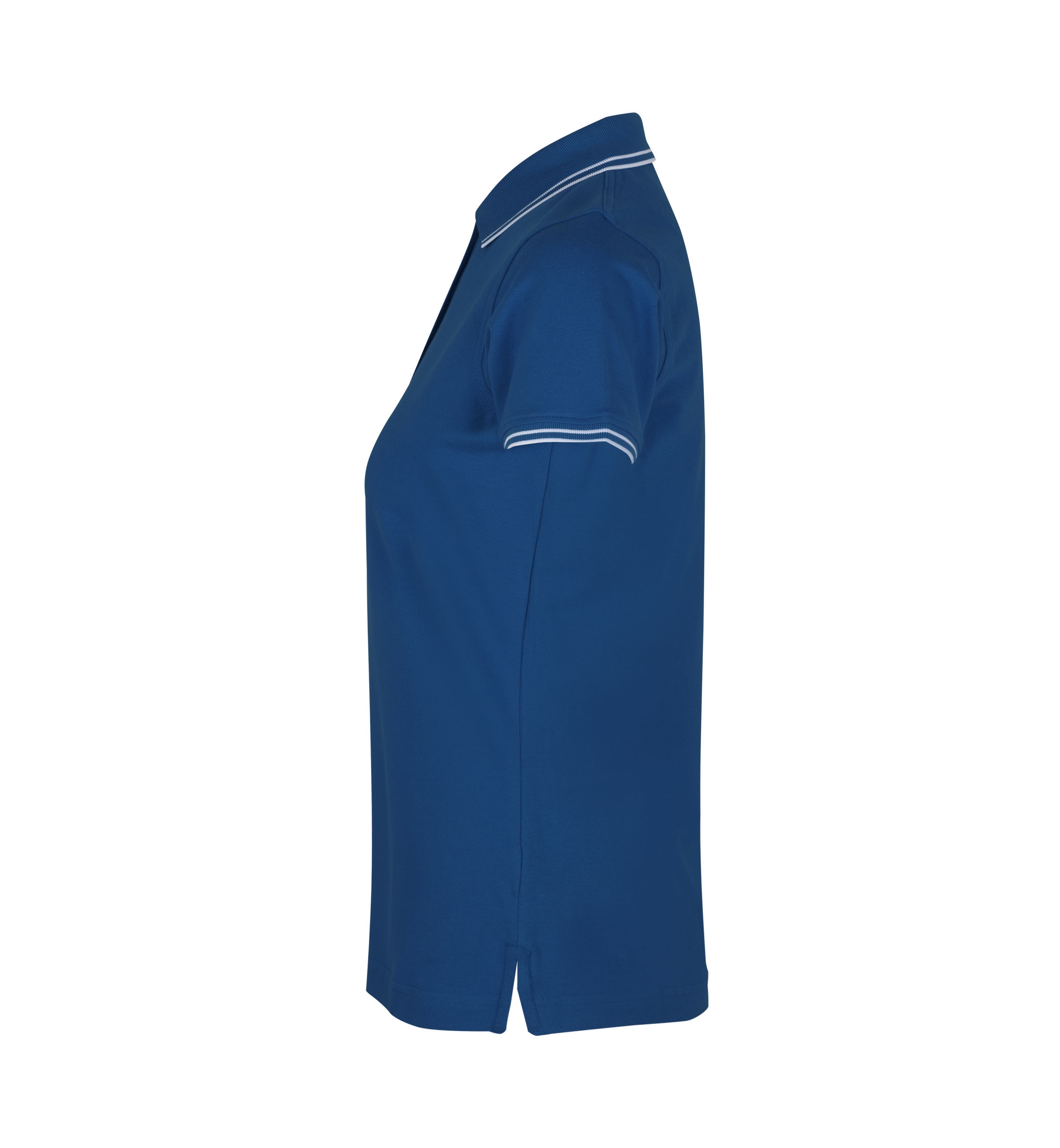 Kontrastowa koszulka polo | stretch | damska