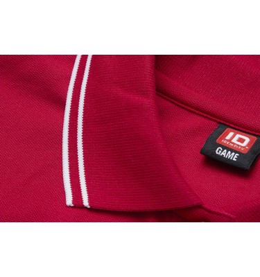 Kontrastowa koszulka polo | stretch | damska