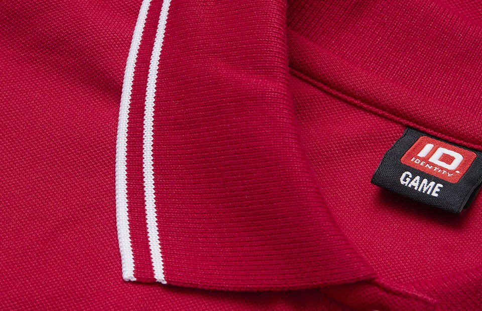 Kontrastowa koszulka polo | stretch | damska