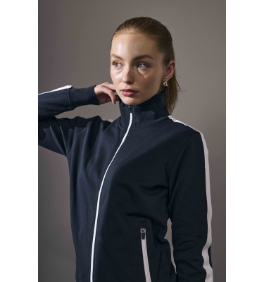 Bluza kardigan | kontrastowa | damska