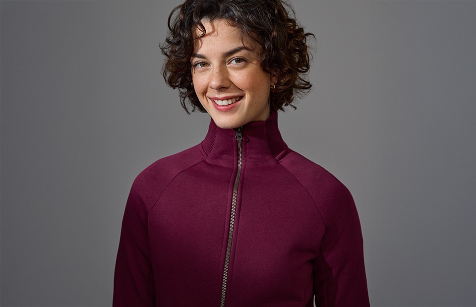 Bluza dresowa | zip | damska
