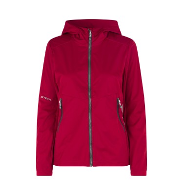 Kurtka soft shell z kapturem| lekka | damska
