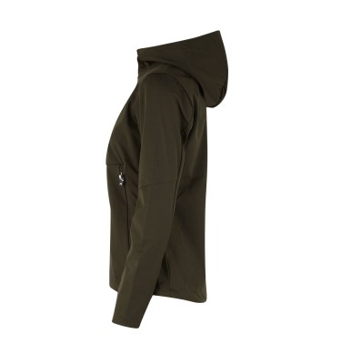 Kurtka soft shell z kapturem| lekka | damska