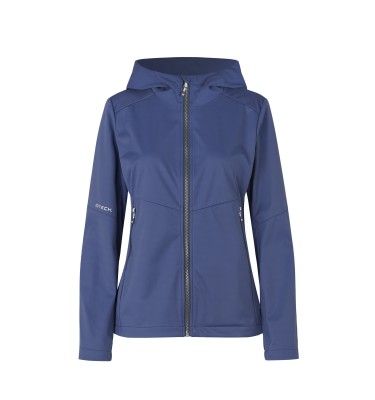 Kurtka soft shell z kapturem| lekka | damska