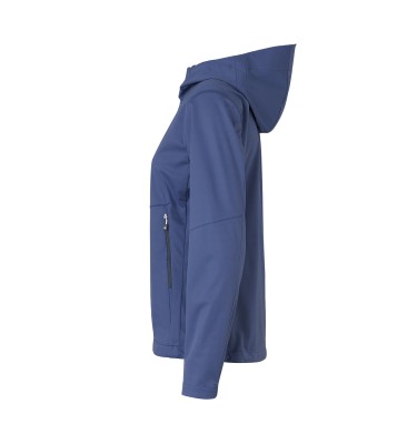 Kurtka soft shell z kapturem| lekka | damska