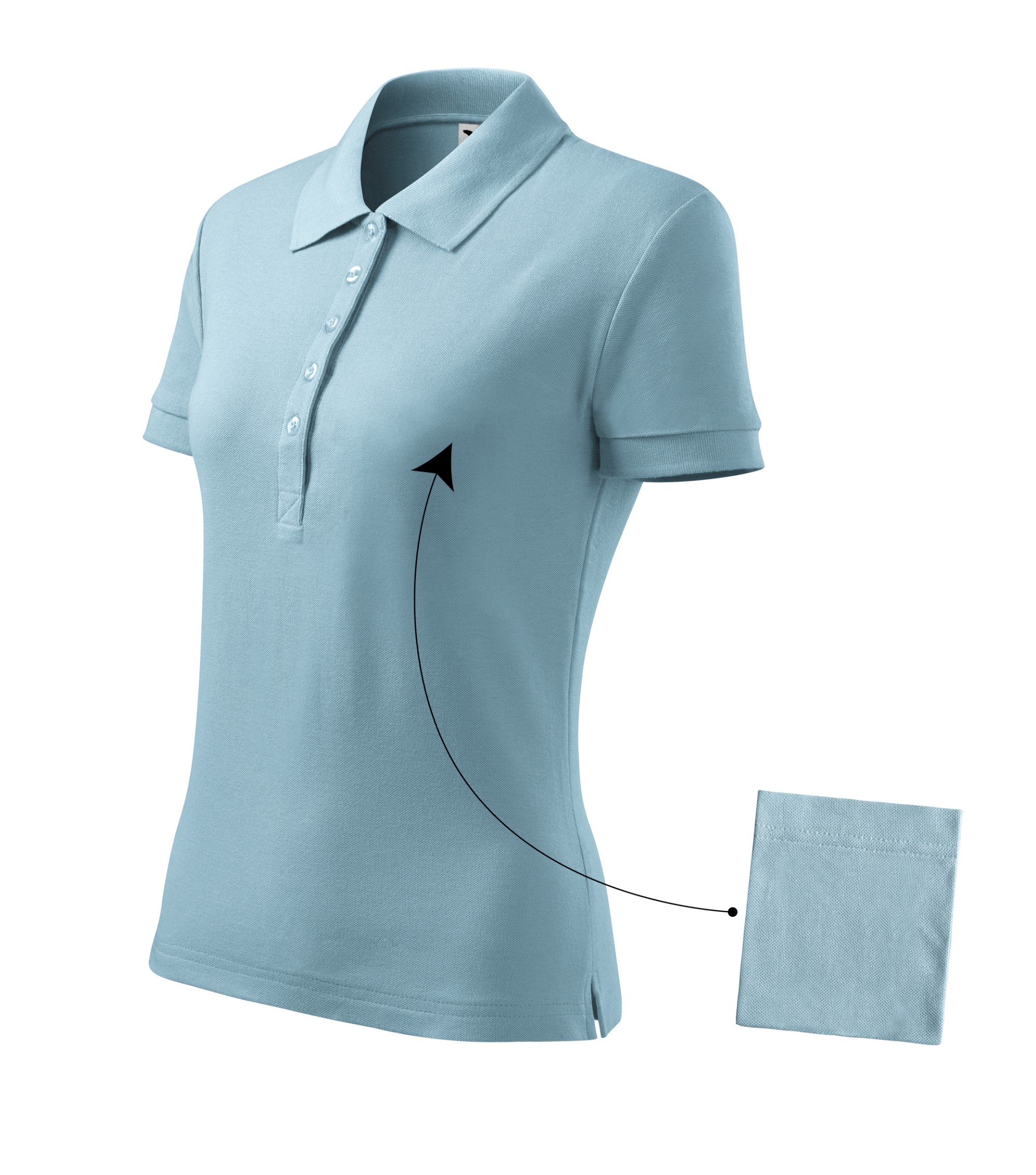 Koszulka polo damska Cotton