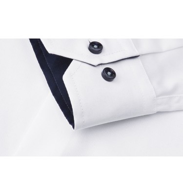 SEVEN SEAS Fine Twill Contrast | slim