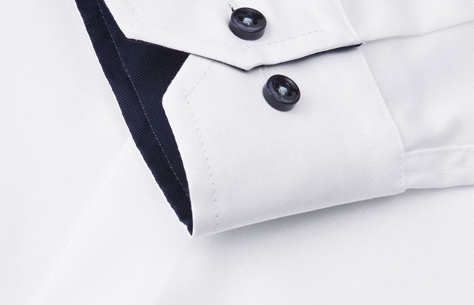 SEVEN SEAS Fine Twill Contrast | slim
