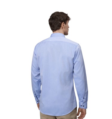 SEVEN SEAS Fine Twill Contrast | slim