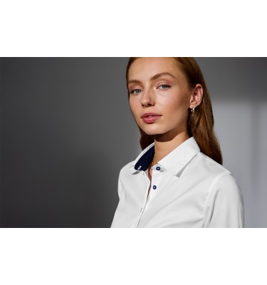 SEVEN SEAS Fine Twill Contrast | modern | damski