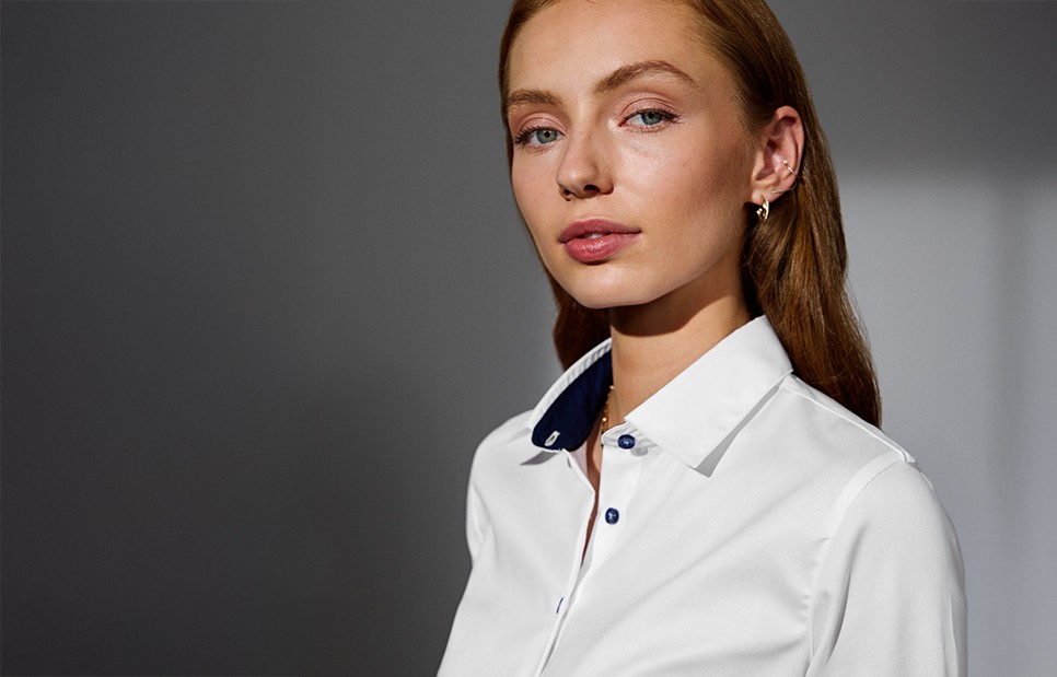 SEVEN SEAS Fine Twill Contrast | modern | damski