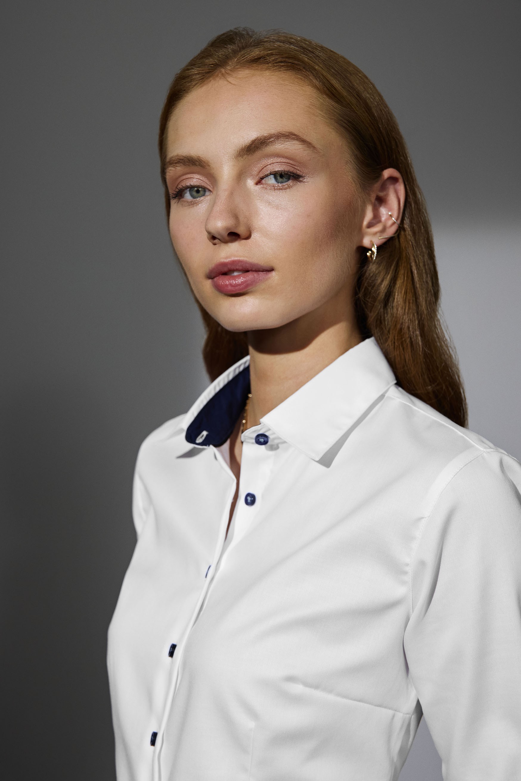 SEVEN SEAS Fine Twill Contrast | modern | damski