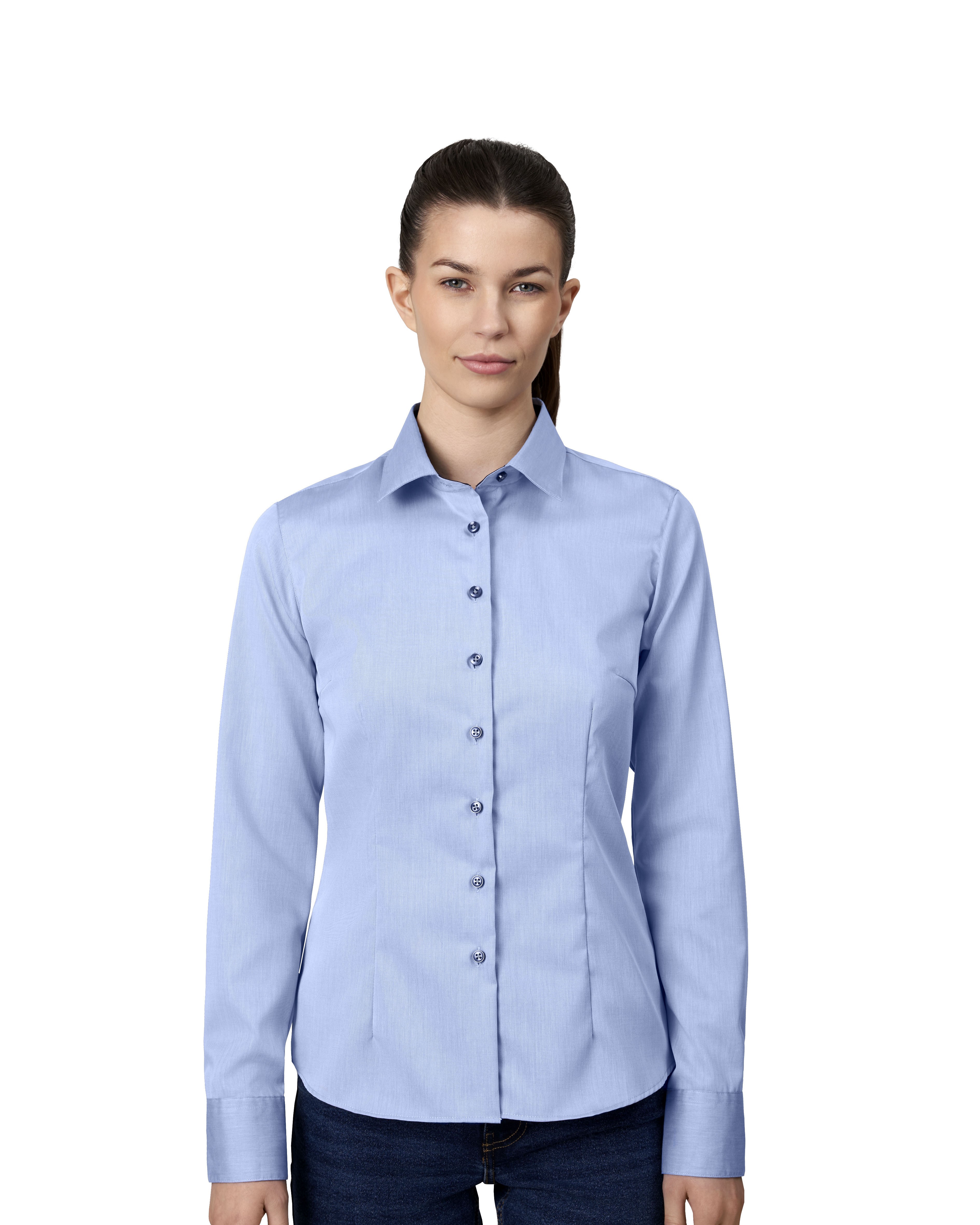 SEVEN SEAS Fine Twill Contrast | modern | damski