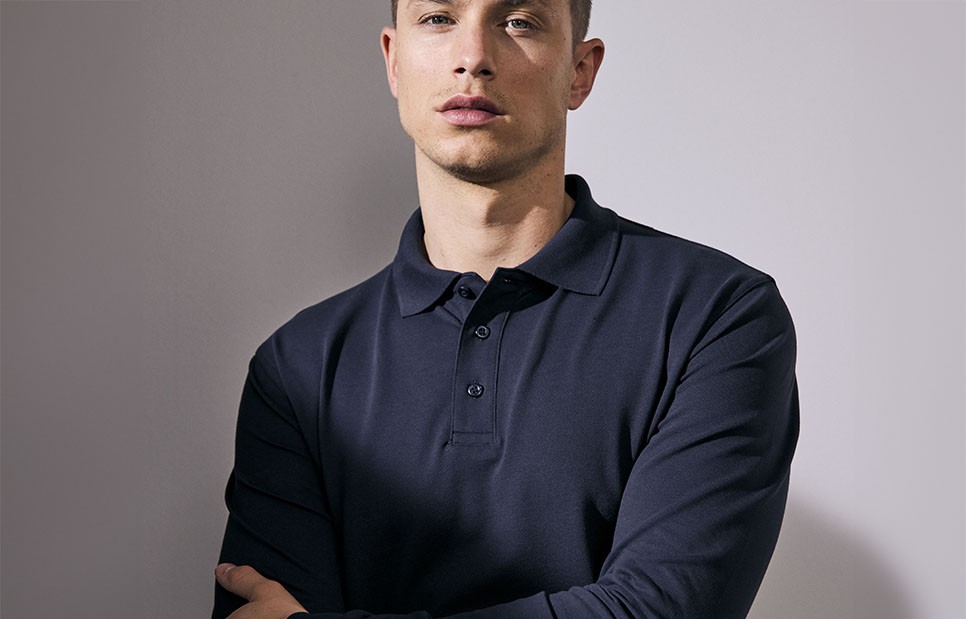 Koszulka polo długi rękaw | stretch